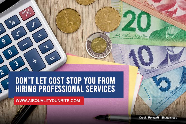 Don’t let cost stop you from hiring professional services