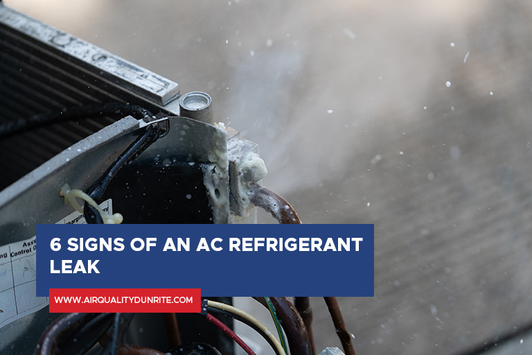 6 Signs of an AC Refrigerant Leak
