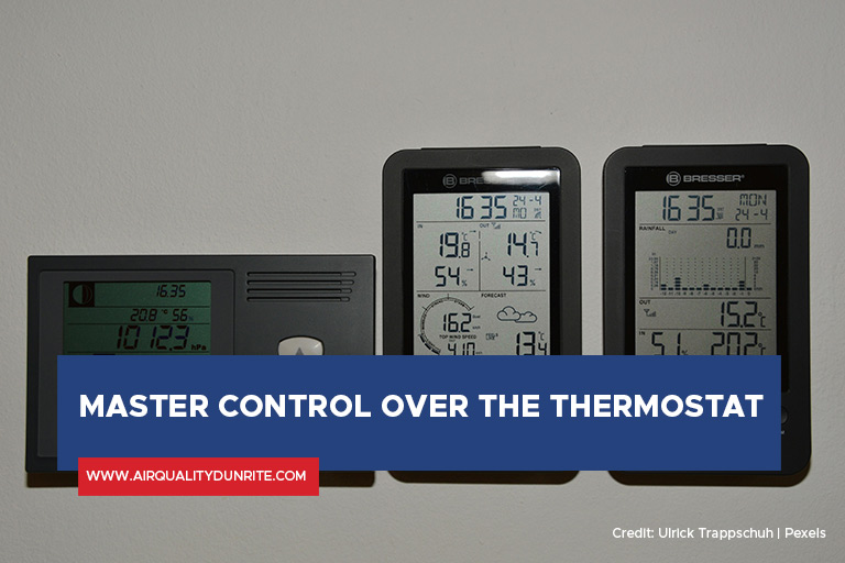 Master control over the thermostat